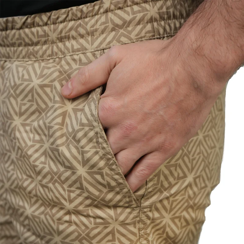 GIORDANO  Men's Cotton Twill Bermuda Shorts: Slim Fit, Elastic Waist, Ultimate Comfort for Men | Best Price UAE